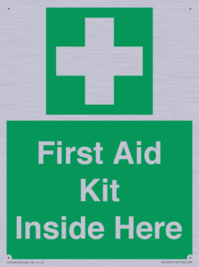 First Aid Kit Inside Here